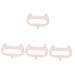 Magiclulu 4 pieces acupuncture massage device Hand massager Multifunctional acupuncture head massage cladding head massage device made of silicone silicone acupuncture massage gel portable brush head