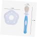 Collbath Silicone Baby & Toddler Toothbrush with Lid - Safe Soft Bristle Childrens Toothbrush for Training & Hygiene - Buy Online on GoSupps.com