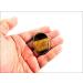 Jet International Tiger Eye Worry Stone - Handmade A++ Crystal-Free Stress Relief Tool with 40-Page Crystal Therapy Booklet - Perfect for Palm & Thumb Use - Buy Online on GoSupps.com