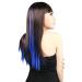 Frcolor Synthetic Hair Extensions - 10pcs Blue | International Shipping Available - Buy Online on GoSupps.com
