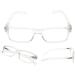 READING GLASSES 6 Pack Spring Hinge Comfort Plastic Readers (Clear) 6 Transparent 3.0 x - Buy Online on GoSupps.com