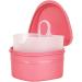 YKelin Denture Cleaning Set denture cleaning case with denture brush pink - Buy Online on GoSupps.com