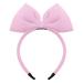 Bow Headband Bowknot Hair Bands Big Bow Halloween Hair Hoop Women Bow Hairband Party Decoration Headdress Cosplay Costume Headwear Handmade Headpiece Christmas Birthday Hair Accessories 1 Pack Pink Pink Style