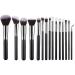 15 pc Portable Makeup Brush Set | Multifunctional Face & Eye Makeup Tools - International Shipping Available - Buy Online on GoSupps.com