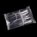 250 Pcs Transparent Stiletto Nail Color Display Tips with Metal Screw Split Ring Holder - Nail Art Practice Sticks - Buy Online on GoSupps.com