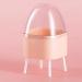 Clear Pink Makeup Sponge Holder | Dustproof & Breathable Beauty Stand for Makeup Eggs - International Shipping Available - Buy Online on GoSupps.com