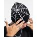 Pooyikoi Y2K Gothic Spider Pattern Wool Acrylic Knitted Beanie Hat - Unisex Winter Hat - Buy Online on GoSupps.com