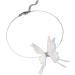 OralGos Butterfly Clavicle Chain Necklace for Women | Stylish Comfortable & Invisible Fish Line Clasp in White - Shop Now! - Buy Online on GoSupps.com