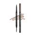 BBIA Last Auto Eyebrow Pencil SLIM 7 Colors No Sebum Ultra Fine Brow Definer Pencil Retractable Dual-Sided Brush Waterproof Shape & Define & Fill Eye Brow Korean Makeup (04 CHOCOLATE BROWN SLIM)