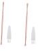 GLEAVI 2pcs Spiral Ear Spoon Spring Tool Janitorial Supplies Ear Cleaning Tools Wax Remover Spiral Ear Cleaner Ear Tweezers Convenient Earwax Remover Reusable Earwax Tool Ear Supplies Set Rose Goldx2pcs 13X0.5CMx2pcs