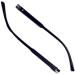 DookAa Eyeglass Temples Eyeglass Temples Eyeglass Temples 1 Pair Plastic Eyeglass Temples Eyeglass Replacement Temple Legs Black