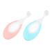 Beavorty 2 pieces children's toothbrush training toothbrush child oral care toothbrush a year old toothbrush baby brush toothbrush for children bristle toothbrush toothbrush