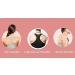 AKAMAS Women's Natural Anti-Slip Reusable Silicone Shoulder Pads - Transparent - Buy Online on GoSupps.com