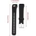 Muovrto Silicone Replacement Watch Band for Garmin Approach X40/X10 & Vivosmart HR Plus - Sport Strap (Color 5) - International Shipping - Buy Online on GoSupps.com