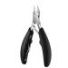 Toenail Nail Clippers Cutters Stainless Steel Pedicure Manicure Tools Professional Thick Ingrown Correction Tool Trimmer (Color : Svart Size : 12.5 * 7.5cm) 12.5*7.5cm Svart