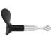 Ververt Touch spine adjustment tool made of stainless steel depth tissue massage tool portable T-shape vertebral adjustment manual massage device for pain relief trigger dots 8.7 inches