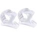 Toe Separator for Hallux Valgus & Bunion Correction - Clear Gel Toe Separators for Crooked & Hammer Toes - 1 Pair - Buy Online on GoSupps.com