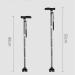 Crutches Crutches for Elderly Foldable Four-Legged Ultralight Portable Walking Stick with Walking Stick with LED Lightweight Aluminum Alloy Outdoor Crutches par It's so Kind of You Safehappy Smooth - Buy Online on GoSupps.com