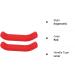 Keenso Bike Brake Silicone Sleeve - Mountain/Road/Folding Bicycle Brake Protection (Red) - Buy Online on GoSupps.com