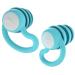 Ear plugs for sleeping silicone hearing protection earplugs sleep 20 dB noise insulation soft reusable earplugs earplugs for the night/concert/travel/snoring silence sleep-1 pair blue