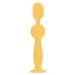 Soft Silicone Baby Butt Cream Applicator - 5.9 Inch Diaper Rash Spatula with Suction Base - Ideal for Easy Application (Yellow) - Buy Online on GoSupps.com