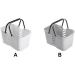 Dajidafu Shower Basket - Multifunctional Plastic Cleaning Bag with Handle for Bath Linen and Laundry | White Dormitory Accessories - Buy Online on GoSupps.com