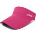 Bltong Sun Sports Visor Hats Women Men, UV Protection Breathable Adjustable Baseball Cap for Beach Golf Running Tennis Pink