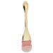 Soft Kabuki Cleaner Brush for Nail Dust & Makeup with Exquisite Handle Strong Powder Grip Soft Fiber Bristles Fine Made for Blush & Powder (Champagne Gold)