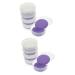 minkissy 10 Sets Puff Makeup Makeup Foundation Beauty Facial Loose Powder Puffs Absorb Water Hydrophilic Non-latex Purple Miss Wet Puff
