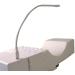Eyeline Pillow - U-Shaped Eyelash Extension Cushion Set with LED Light | Ergonomic Makeup Pillow for Salons & Home Use | Perfect for Eyelash Extensions & Eyebrow Trimming in White - Buy Online on GoSupps.com