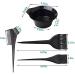 22Pcs DIY Salon Hair Dyeing Set - Complete Kit with Bowl Clips Gloves & Ear Pads for Perfect Hair Color - Buy Online on GoSupps.com