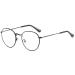Migoo Classic round blue light filter glasses Without strength metal frame retro glasses frames nerd glasses unisex (men/women) black