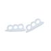 Lysng portable toe spreader soft small hammer toe correctors healthy comfortable toe spreader men for overlapping toes hammer toe pain relief day night white