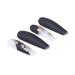 Brishow Black Long Artificial Nails with Gold Butterfly - 24 Ballerina Press-On Acrylic Nails for Women & Girls - Buy Online on GoSupps.com