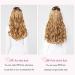 REECHO Invisible Wire Hair Extensions 20 Inch - Grey/Brown/Silver/White Mixed (Pack of 1) | Curly Wavy Secret Hairpiece with Adjustable Transparent Headband and Secure Clips for Women - Buy Online on GoSupps.com
