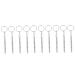 Doitool 10-part set screwdriver portable keychain tool for glasses care glasses-nose pads glasses tiny screws.