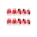 Colorful Acrylic Press On Nails - 24 PCS Black Star False Nails for Women and Girls - Buy Online on GoSupps.com