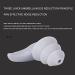 Silicone Ear Plugs for Sleeping - 2 Pairs Reusable & Washable Noise Reduction Earplugs for Sleep, Work, Swimming, Concerts - Blue - Buy Online on GoSupps.com