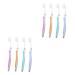 Clispeed 8 Stk Ultrafine soft toothbrush portable travel toothbrush men toothbrush children's toothbrush toothbrush care micro-nano toothbrush manual captivity travel