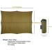OneTigris Bulwark Camping Tarp | 100% Waterproof Bushcraft Shelter | Lightweight Hammock Rain Fly | Large 12.8ft x 9.5ft | Coyote Brown - Buy Online on GoSupps.com