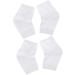 DOITOOL 4 Pairs Anti-Crack Socks Ankle Socks Crack Heel Socks Feet Repair Socks Heel Protector Socks Moisturising Foot Socks Feet Care Socks Gel White Anti Cracked Feet Men and Women - Buy Online on GoSupps.com