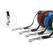 Sidewinder 360 Tangle-Free Retractable Dog Lead - Anti-Slip Handle, Easy Lock & Release - 5M Adjustable Long Leash - Strong Nylon Ribbon - Blue - Buy Online on GoSupps.com