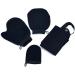 4Pcs Reusable Self Tan Applicator Tanning Gloves | Body Cleaning Glove & Self Tanning Mitts Set - Buy Online on GoSupps.com