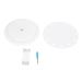 Rotating Acrylic Eyelash Tweezers Holder - 12 Hole Organizer for Eyelash Extensions (Pure White) | International Shipping Available - Buy Online on GoSupps.com