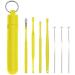 MACIMO 7PCS Ear Cleaner Earwax Removal Tool Set - Reusable Ear Cleaning Spring Spoon Kit (Color B) - Buy Online on GoSupps.com