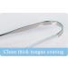 Stainless Steel Tongue Scraper for Fresh Breath and Dental Hygiene - Buy Online on GoSupps.com