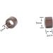 500pcs 5.0X3.0X3.0mm Brown Silicone Micro Rings for Hair Extensions - Buy Online on GoSupps.com