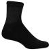 Dr. Scholl's Men's Diabetes & Circulator Socks - 3 Pair Pack - Non-Binding Comfort and Moisture Management Ankle 7-12 3 Black
