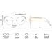 Shop Metal Cat-Eye Reading Glasses | Blue Light Blocking Eyewear - Anti Eyestrain 2.00 Power Flat Light Mirror - Buy Online on GoSupps.com