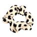6 Pack Polka Dot Velvet Hair Scrunchies - Ponytail Holder & Bracelet for Girls - Buy Online on GoSupps.com
